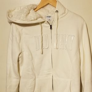 Old navy fur lined hoodie
